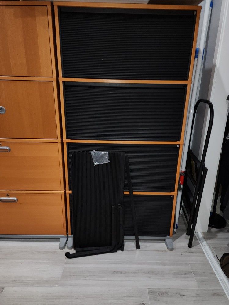 IKEA Roll Front Doors for EFFEKTIV Cabinets, Black