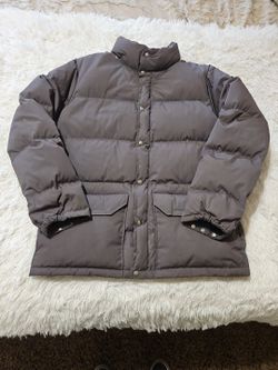 North Face Sierra Gray Puffer Mens Large Down Jacket
