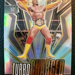 Hulk Hogan 2024 Panini Select WWE #7 TURBO CHARGED SILVER PRIZM!! 