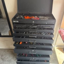 Tool Box With Tools 