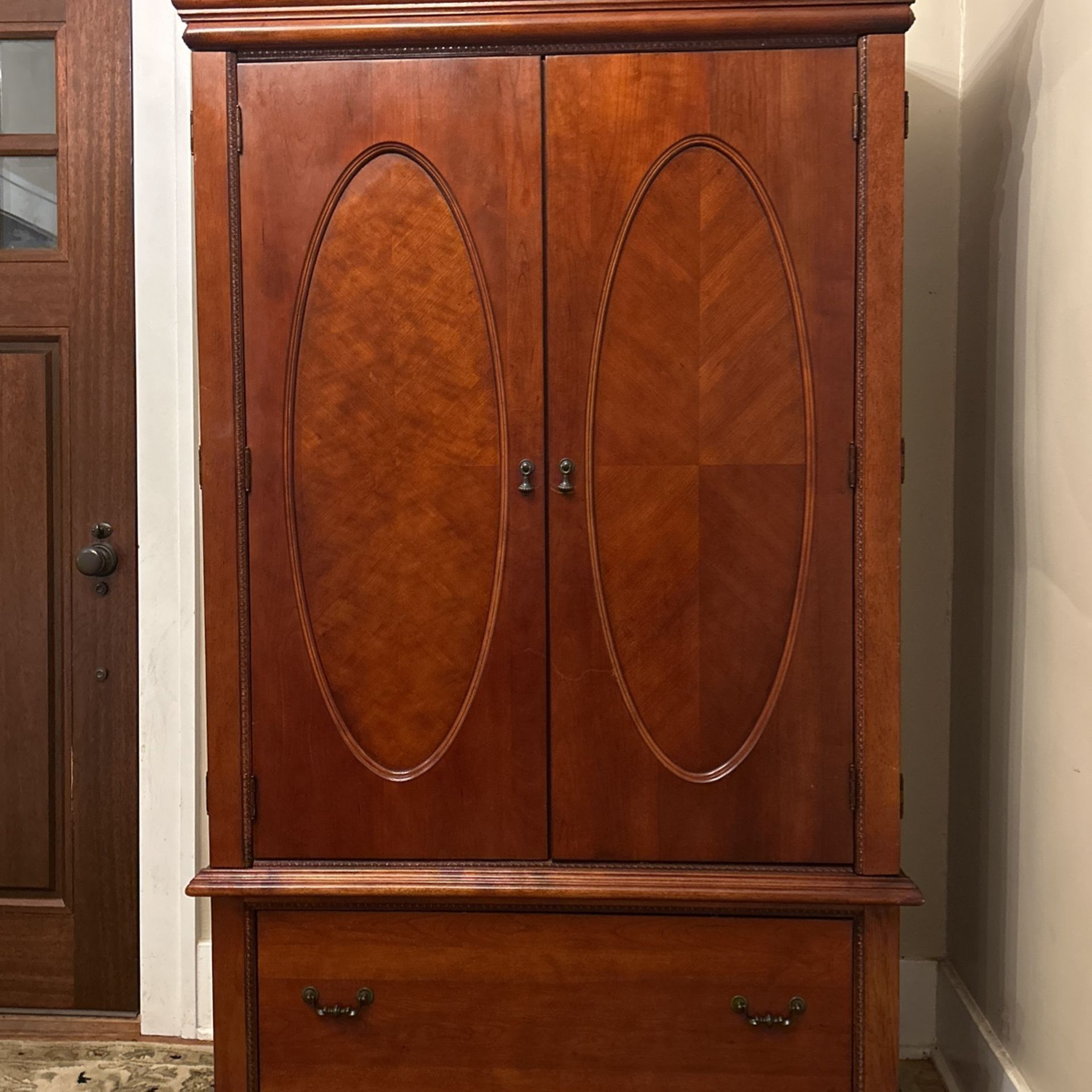 Solid Wood TV Cabinet/Armoire