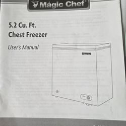 Magic Chef 5.2 Cu.ft Chest Freezer