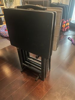 Folding tv trays