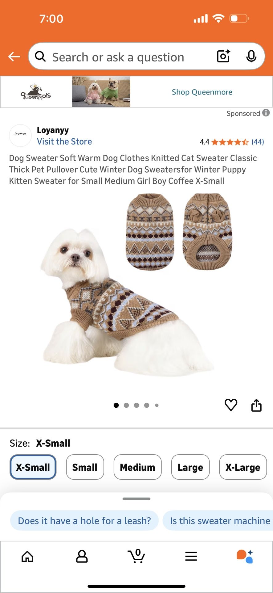 Loyanyy- Xs Dog Sweater
