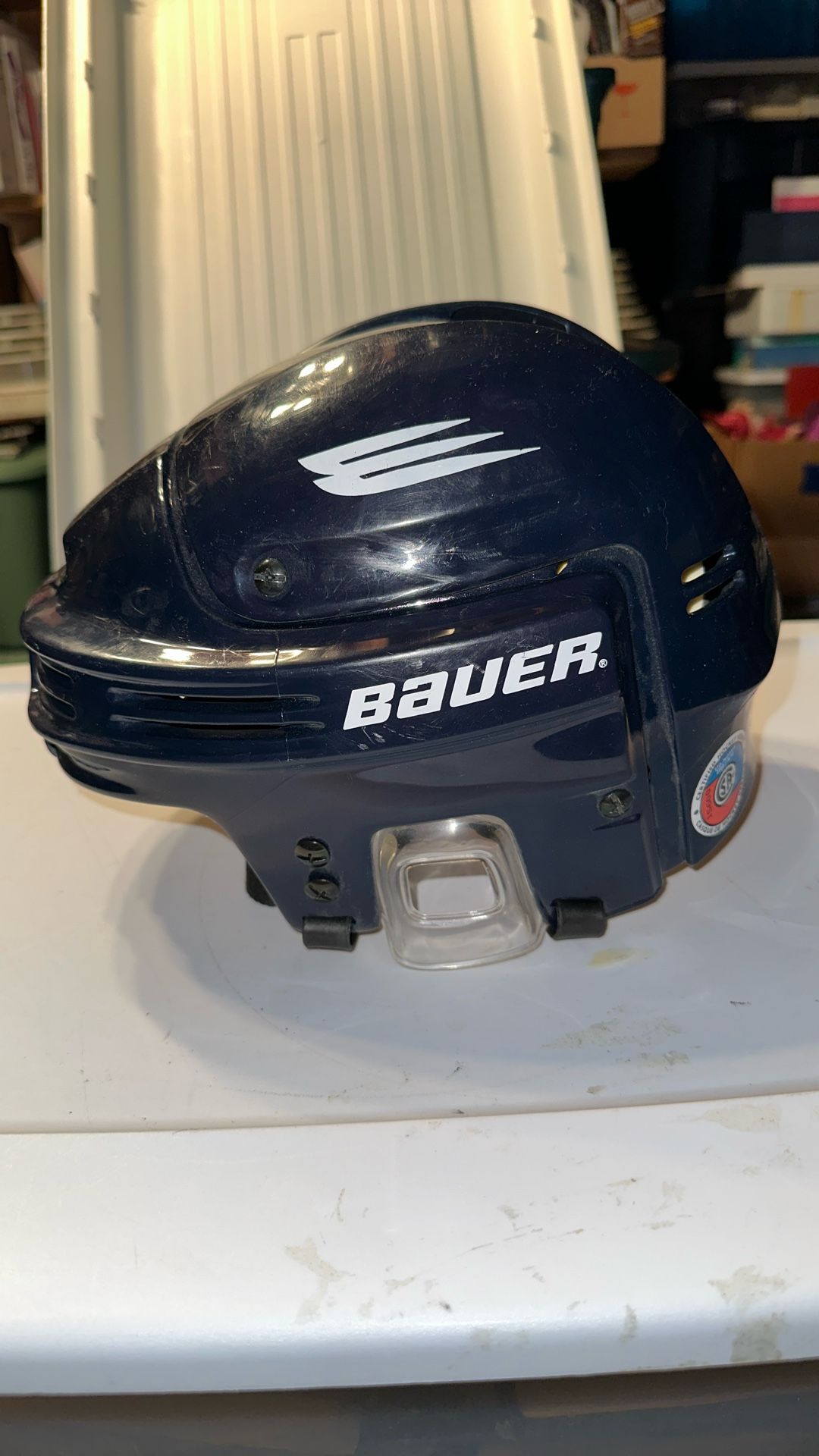 Vintage Bauer HH4000L Ice Hockey Helmet
