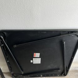 Folding card table and one chair