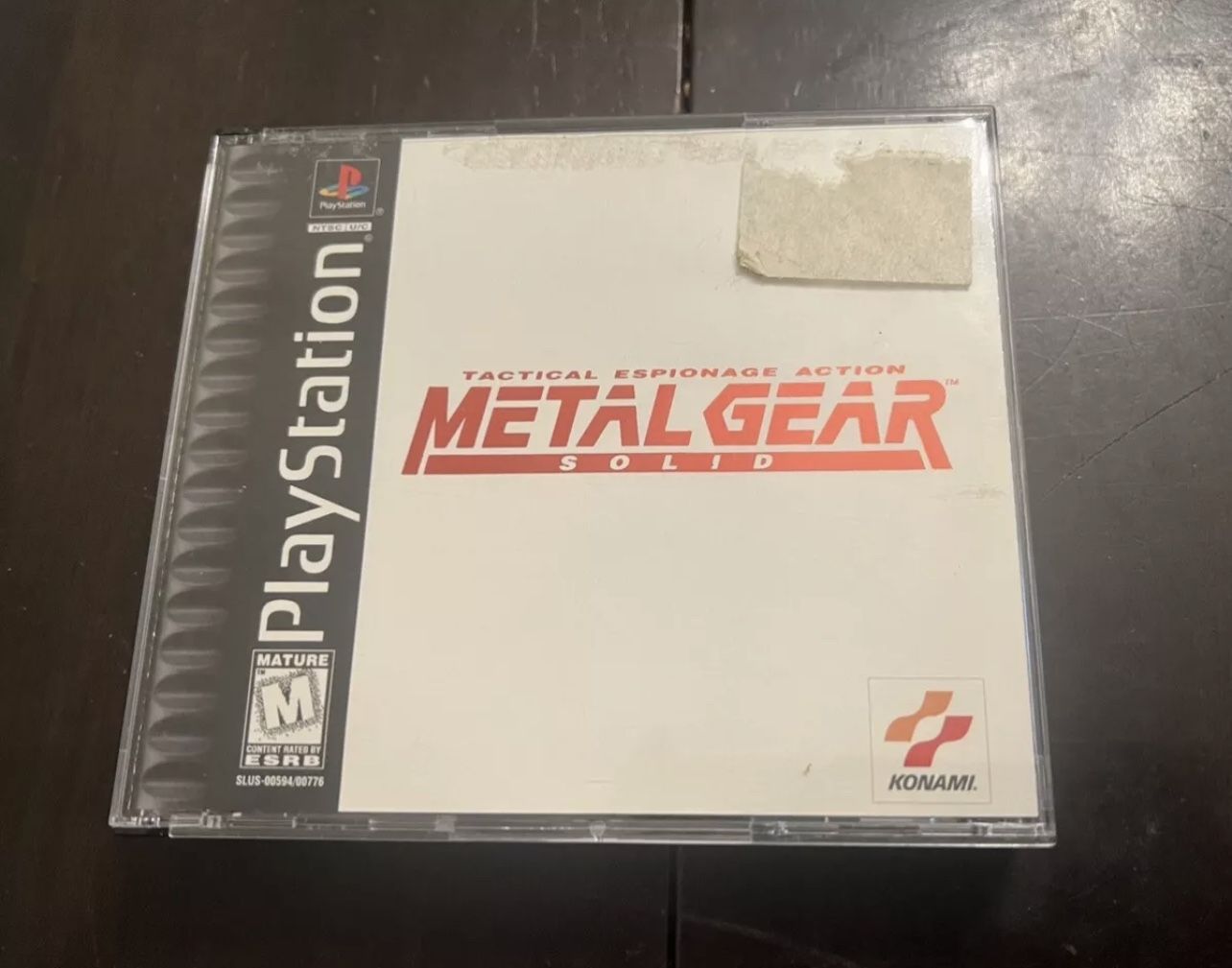 PRICE FIRM! Metal Gear Solid 1 PS1 Complete 