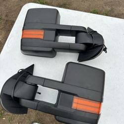 Chevy Silverado Gmc Sierra Tow Mirrors 07-13 New