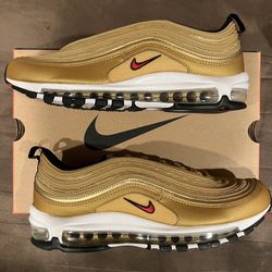 Nike Airmax 97  “Metallic Gold” Size 10