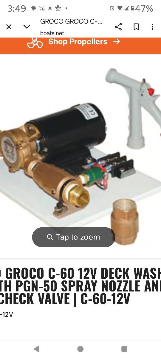 Groco C60 Washdown Pump Kit