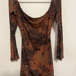 Wild Whispers Mesh Mini Dress