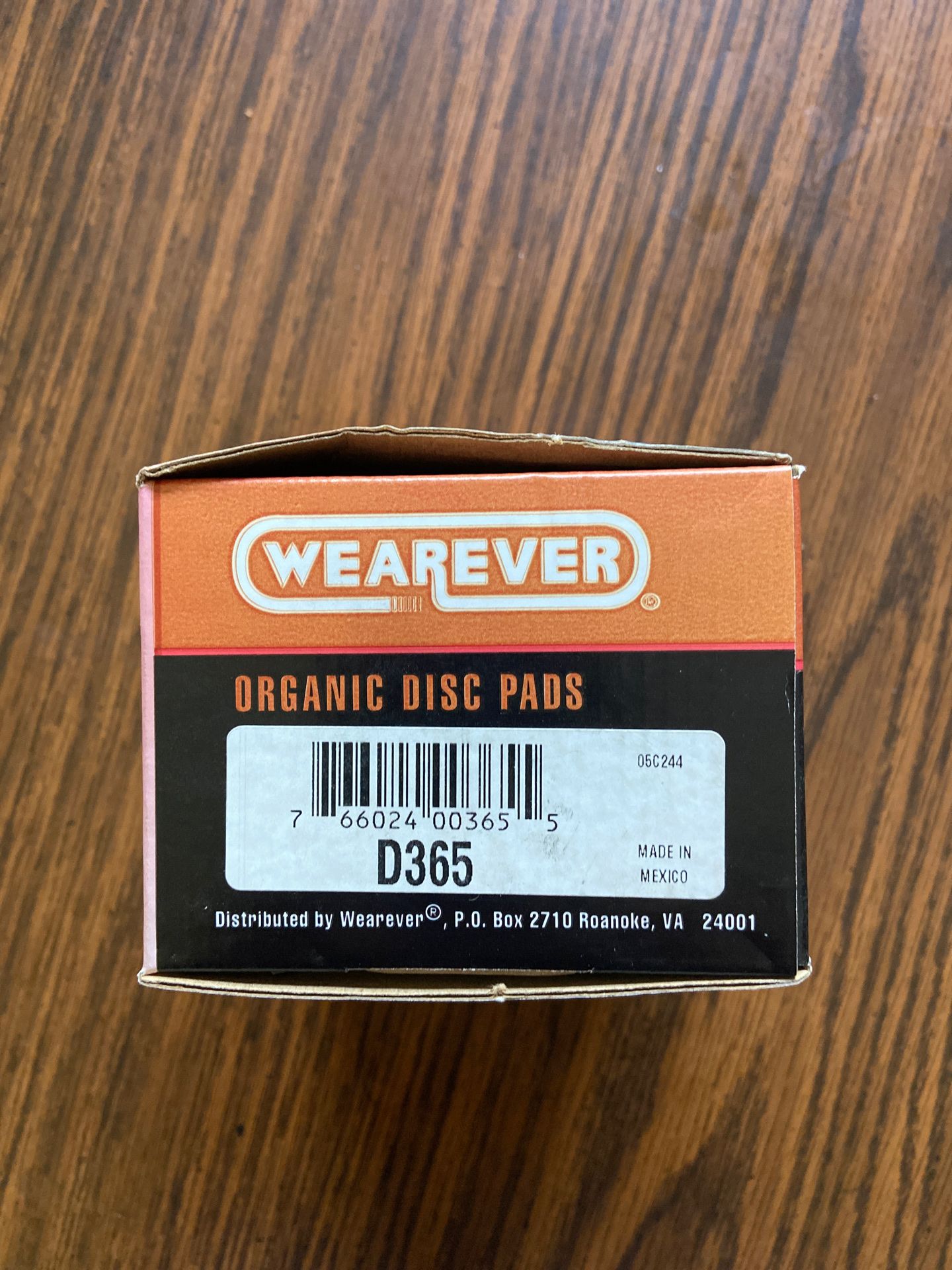 Rear Disc Brake Pads D365