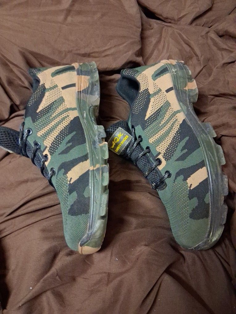 Steal Toe Shoes Size 10 1/2