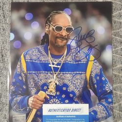 Snoop Dogg Autographed Poster With COA 