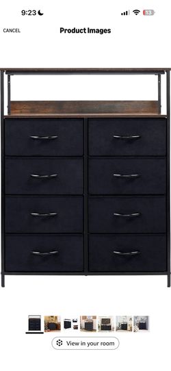 LYNCOHOME 8 Drawer Dresser Storage Organizer