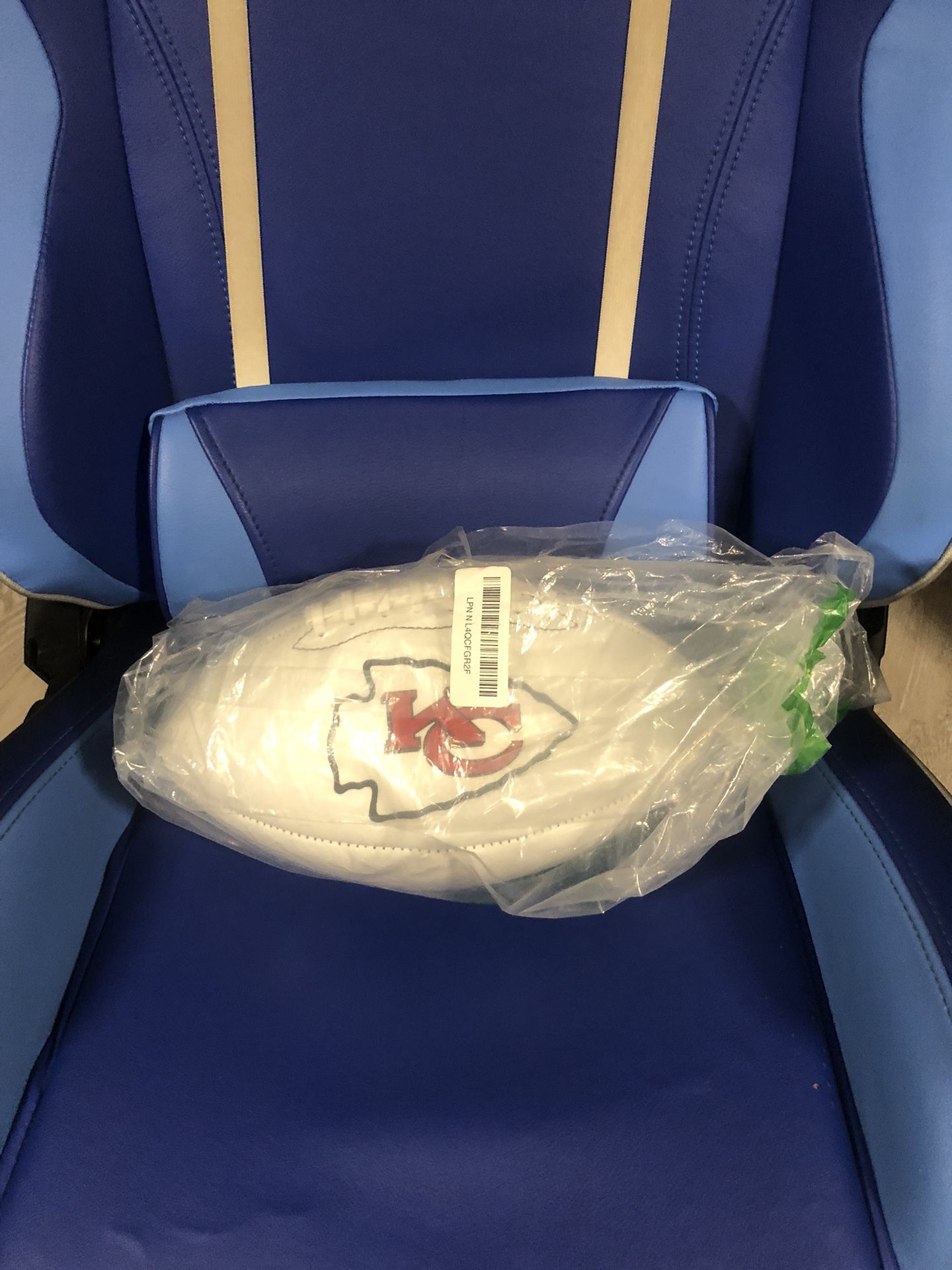 Kansas City Chiefs football autograph version