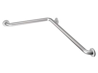 Moen 8996 Home Care 24-Inch x 48-Inch L-Shaped Grab Bar, Peened
