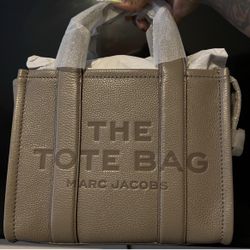 Marc Jacobs Mini Tote In Cement 