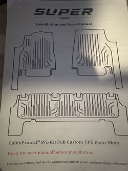 Super Liner CabinProtect Pro TPE Floor Mats