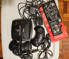 Sega Genesis 3 with accessories and Five Great Arcade Hits in One Package