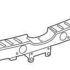 Genuine GM Chevrolet 2017-2019 Cruze Rear Bumper Fascia Center Bracket (contact info removed)7