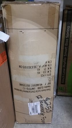 Twin size gel memory foam mattress brand new factory sealed