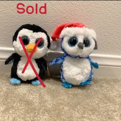 Ty Beanie Boo Small Penguin Plush Toy