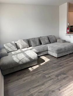 Grey sectional