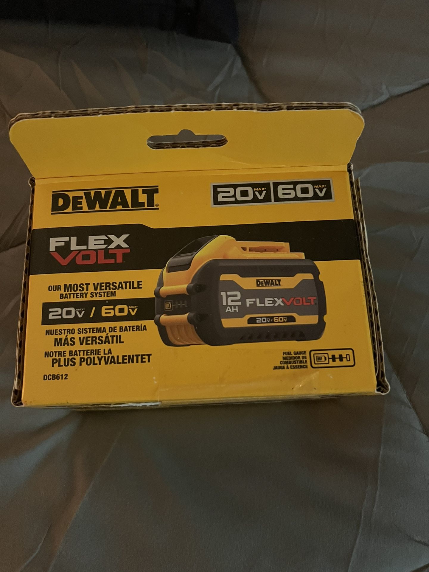 Dewalt 20v/60v 12ah flex volt Battery