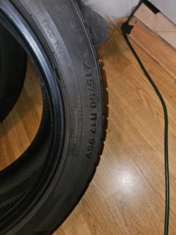Two Brand New With  little Rubber Nubs On Both Tires KUMHO SOLUS TA71 215/50R17 95V Retail On Amazon 171.00 Each       