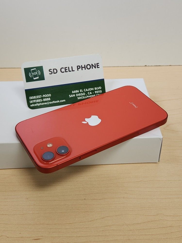 iPhone 12 64 GB Red Unlocked For Any Carrier