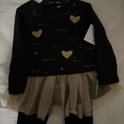 Black Dress Set 2T