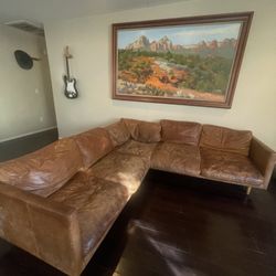 Leather Couch 