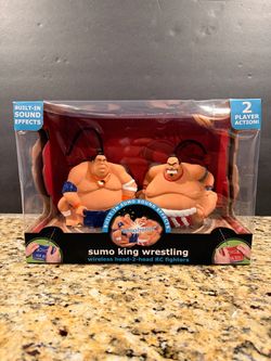 Vintage Sumo King Wrestling Wireless Head-2-Head RC Sumo Fighters NEW