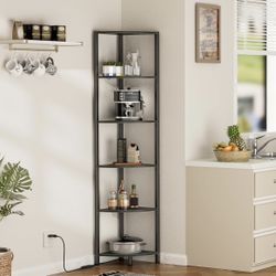 Corner LED Lighting Shelf - $20