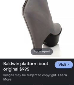 BALDWIN Platform Boot. Orig $995