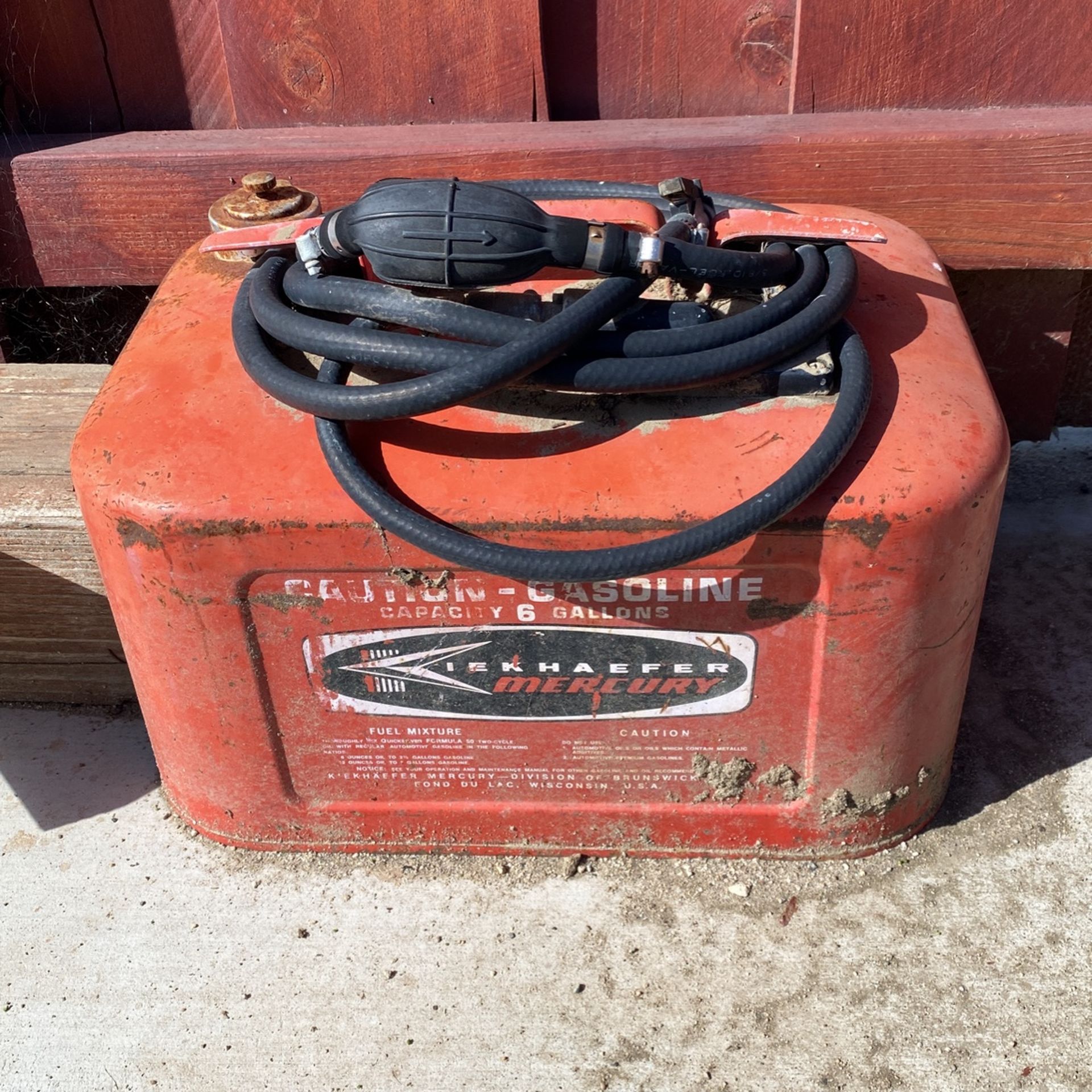 Outboard Fuel Tank 6gal