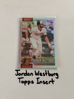 Jordan Westburg Baltimore Orioles 3rd Baseman Topps Short Print Insert Card.