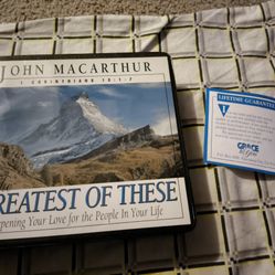 The Greatest Of These OOP CD John MacArthur 1 Corinthians Bible Christian Rare 