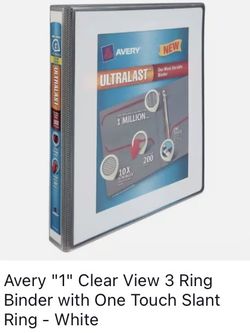 Avery 3 Ringed Binder
