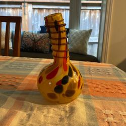 Hand Blown Glass Vase