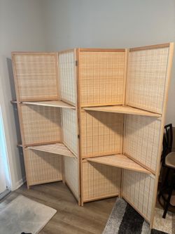 Bamboo wall divider