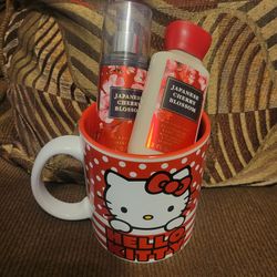 Sanrio Hello Kitty Mug & Bath & Body Works Gift Set Any Occasion $25 Each Set