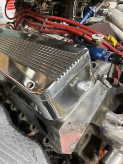 Small Block Chevy Vintage Race Valve Covers Billet