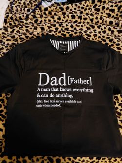 Black Dad Definition Graphic T-Shirt