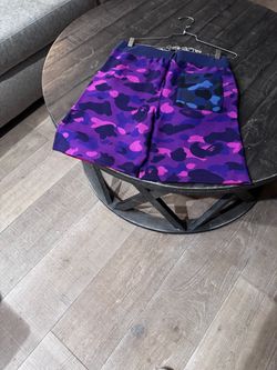 Designer Bape shorts sz medium