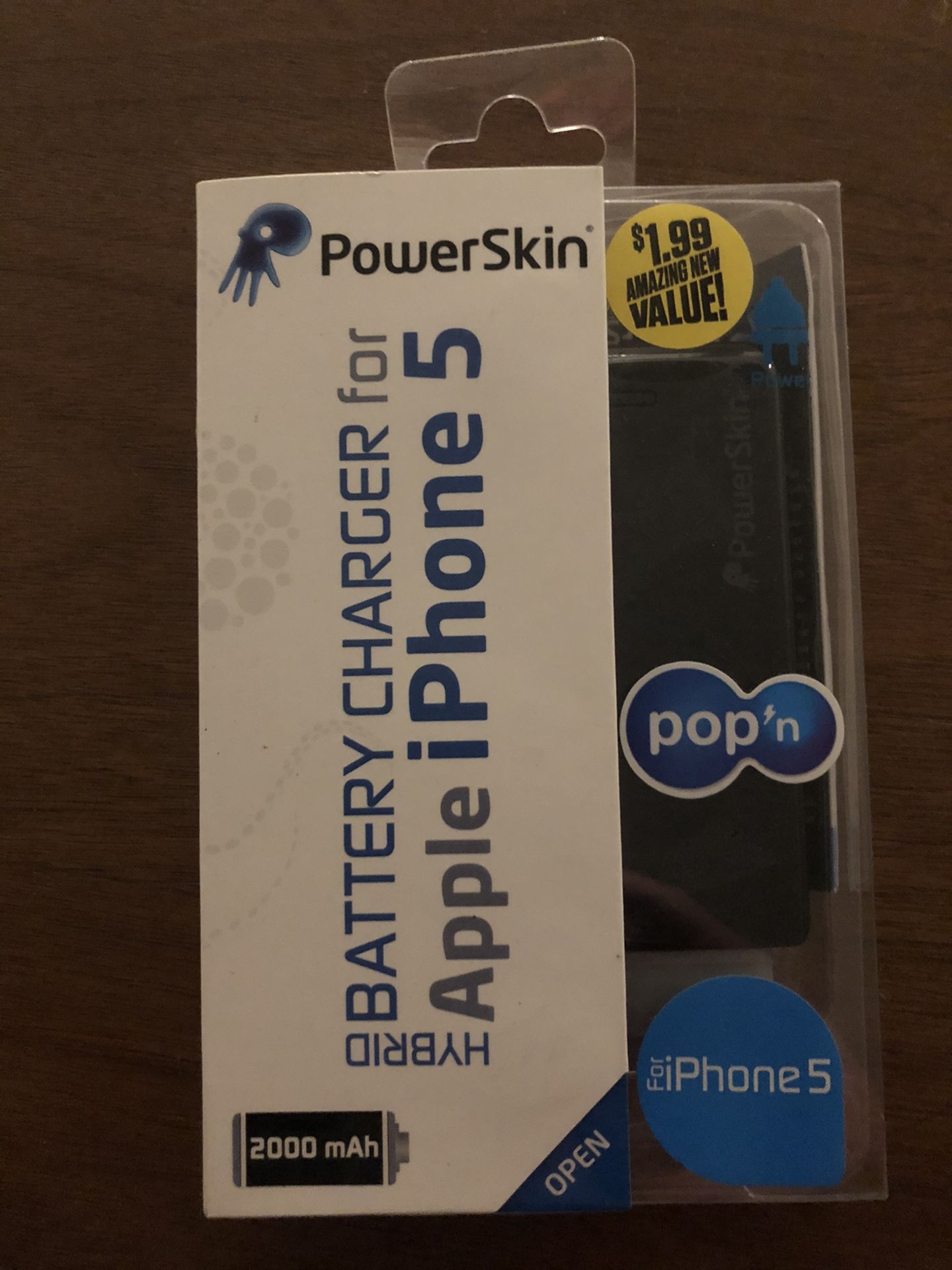 Hybrid Battery Charger For Apple Iphone 5 Power Skin