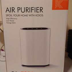 KOIOS Home Air Purifier for Large Room, 1420 Sq Ft, Upgraded H13 True HEPA Filter, Active Charcoal, Ultraviolet Light, Ionic Air Cleaner, Odor Elimina