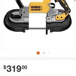 DEWALT 20-Volt MAX XR Cordless Brushless Deep Cut Band Saw Tool Only 