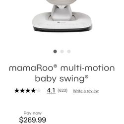 Momaroo BABY motion SWING. 4 mom's BRAND NEW